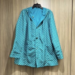 Susan Graver reversible rain coat